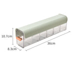 Wall Underwear Organizer Detachable Dustproof Moistureproof Wall Mount Drawer Organizer for Bedroom Home Light Green