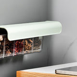 Wall Underwear Organizer Detachable Dustproof Moistureproof Wall Mount Drawer Organizer for Bedroom Home Light Green