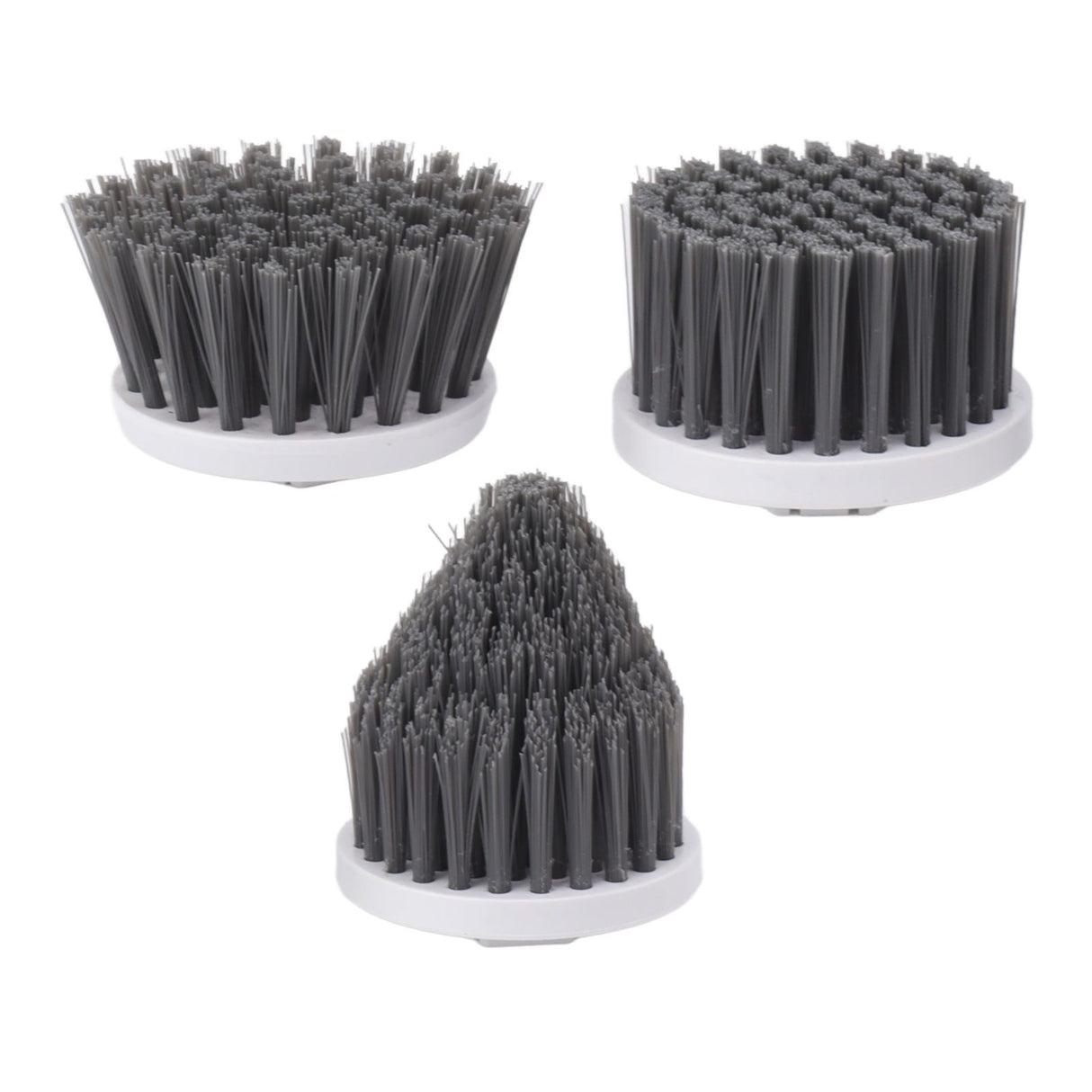 3PCS Electric Spin Scrubber Head Cordless Cleaning Scrubber Brush Head for Replacement Small Disc, Large Disc, Pointy