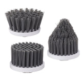3PCS Electric Spin Scrubber Head Cordless Cleaning Scrubber Brush Head for Replacement Small Disc, Large Disc, Pointy - Side View