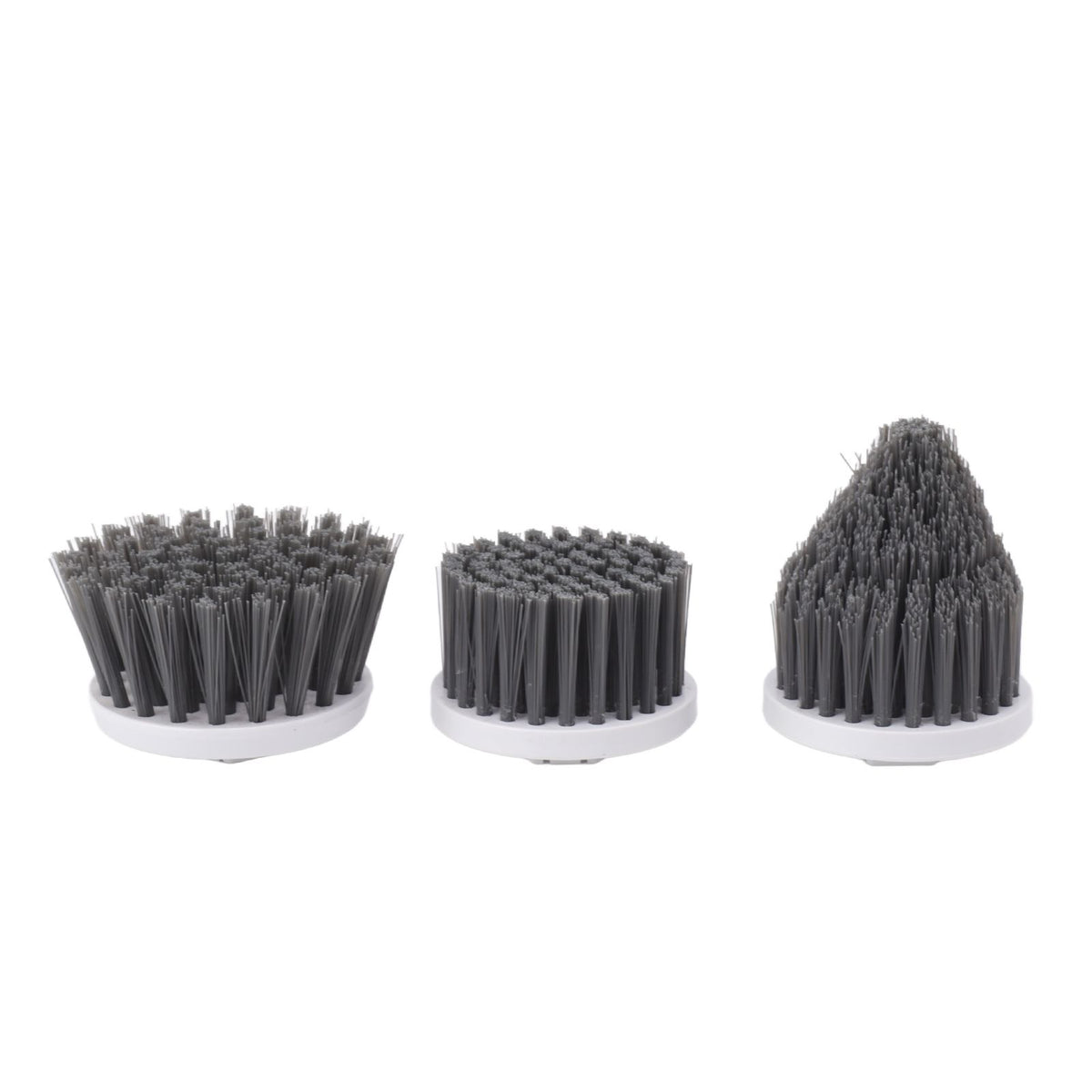 3PCS Electric Spin Scrubber Head Cordless Cleaning Scrubber Brush Head for Replacement Small Disc, Large Disc, Pointy