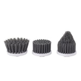 3PCS Electric Spin Scrubber Head Cordless Cleaning Scrubber Brush Head for Replacement Small Disc, Large Disc, Pointy