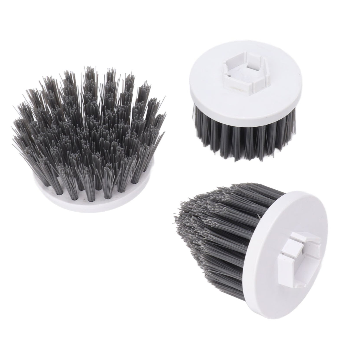 3PCS Electric Spin Scrubber Head Cordless Cleaning Scrubber Brush Head for Replacement Small Disc, Large Disc, Pointy