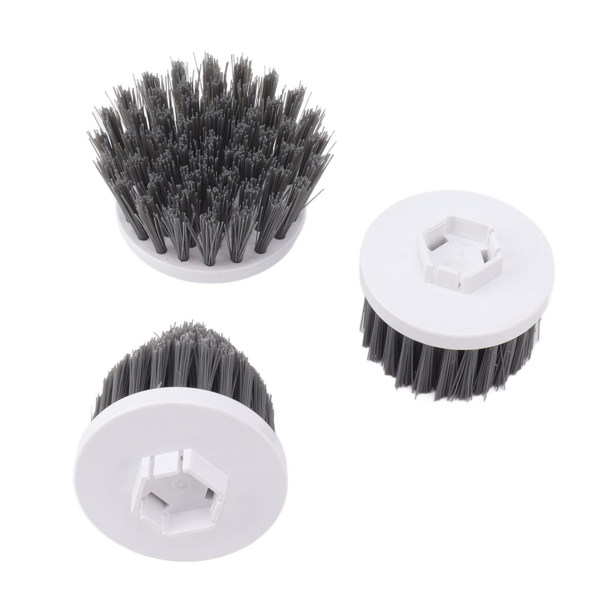 3PCS Electric Spin Scrubber Head Cordless Cleaning Scrubber Brush Head for Replacement Small Disc, Large Disc, Pointy
