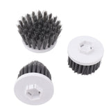 3PCS Electric Spin Scrubber Head Cordless Cleaning Scrubber Brush Head for Replacement Small Disc, Large Disc, Pointy - Close-Up Angle