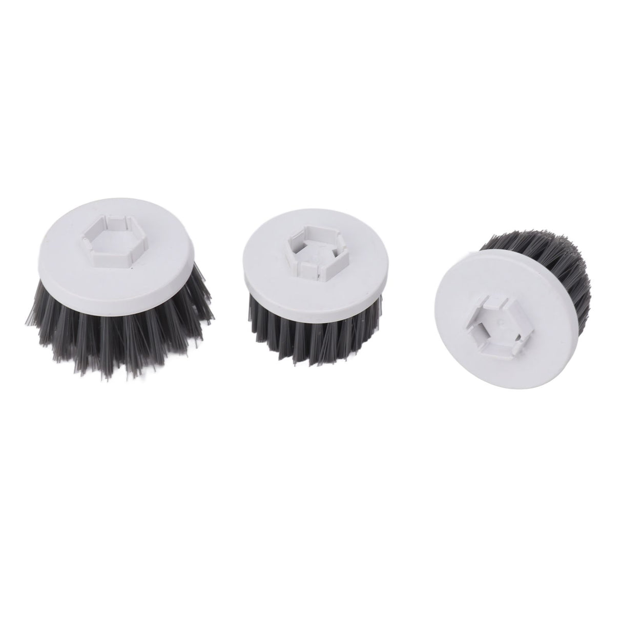 3PCS Electric Spin Scrubber Head Cordless Cleaning Scrubber Brush Head for Replacement Small Disc, Large Disc, Pointy