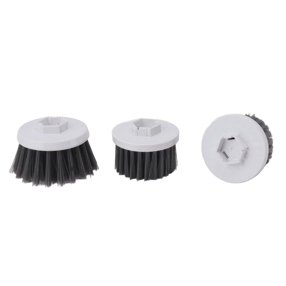 3PCS Electric Spin Scrubber Head Cordless Cleaning Scrubber Brush Head for Replacement Small Disc, Large Disc, Pointy