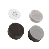3PCS Electric Spin Scrubber Head Cordless Cleaning Scrubber Brush Head for Replacement Coarse Fiber , Sponge, Cleaning Cloth, Base