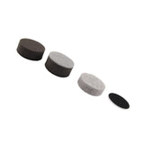 3PCS Electric Spin Scrubber Head Cordless Cleaning Scrubber Brush Head for Replacement Coarse Fiber , Sponge, Cleaning Cloth, Base - 45-Degree Angle