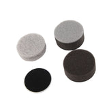 3PCS Electric Spin Scrubber Head Cordless Cleaning Scrubber Brush Head for Replacement Coarse Fiber , Sponge, Cleaning Cloth, Base
