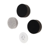 3PCS Electric Spin Scrubber Head Cordless Cleaning Scrubber Brush Head for Replacement Coarse Fiber , Sponge, Cleaning Cloth, Base - Extra Image