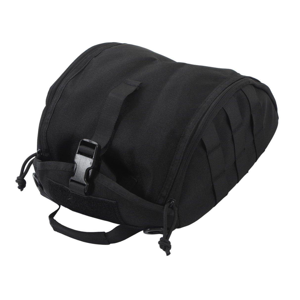 Camping Helmet Bag Canvas Scratch Prevention Adjustable Helmet Storage Bag For Hard Hats Helmet Black