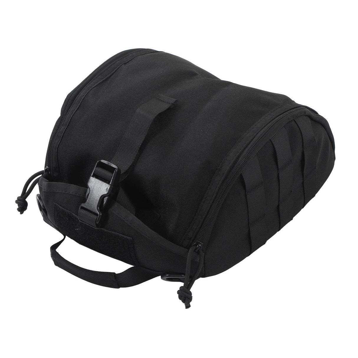 Camping Helmet Bag Canvas Scratch Prevention Adjustable Helmet Storage Bag For Hard Hats Helmet Black