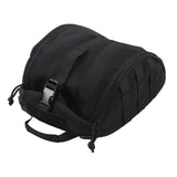 Camping Helmet Bag Canvas Scratch Prevention Adjustable Helmet Storage Bag For Hard Hats Helmet Black - Extra Image