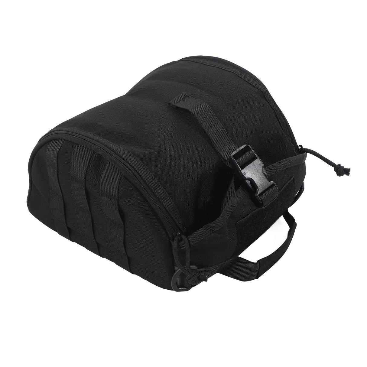 Camping Helmet Bag Canvas Scratch Prevention Adjustable Helmet Storage Bag For Hard Hats Helmet Black