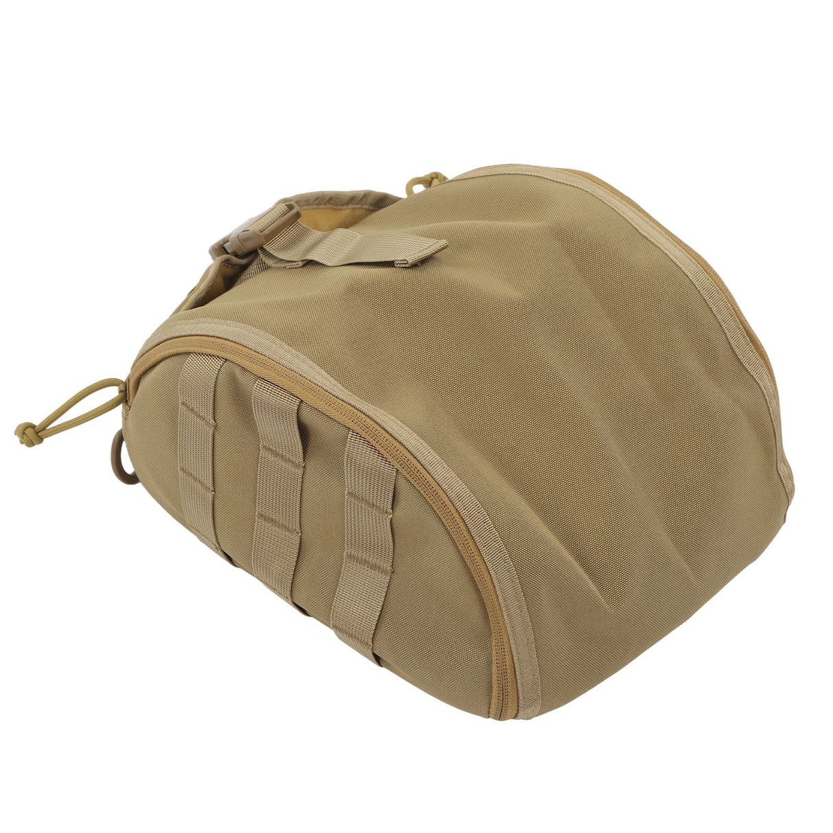 Camping Helmet Bag Canvas Scratch Prevention Adjustable Helmet Storage Bag For Hard Hats Helmet Khaki