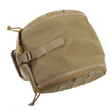 Camping Helmet Bag Canvas Scratch Prevention Adjustable Helmet Storage Bag For Hard Hats Helmet Khaki
