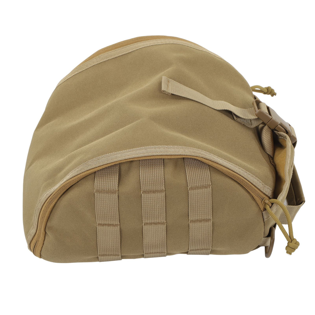 Camping Helmet Bag Canvas Scratch Prevention Adjustable Helmet Storage Bag For Hard Hats Helmet Khaki