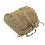 Camping Helmet Bag Canvas Scratch Prevention Adjustable Helmet Storage Bag For Hard Hats Helmet Khaki