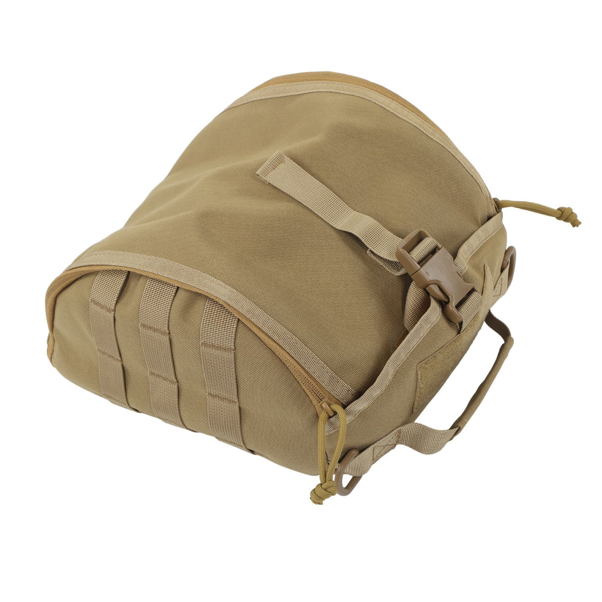 Camping Helmet Bag Canvas Scratch Prevention Adjustable Helmet Storage Bag For Hard Hats Helmet Khaki