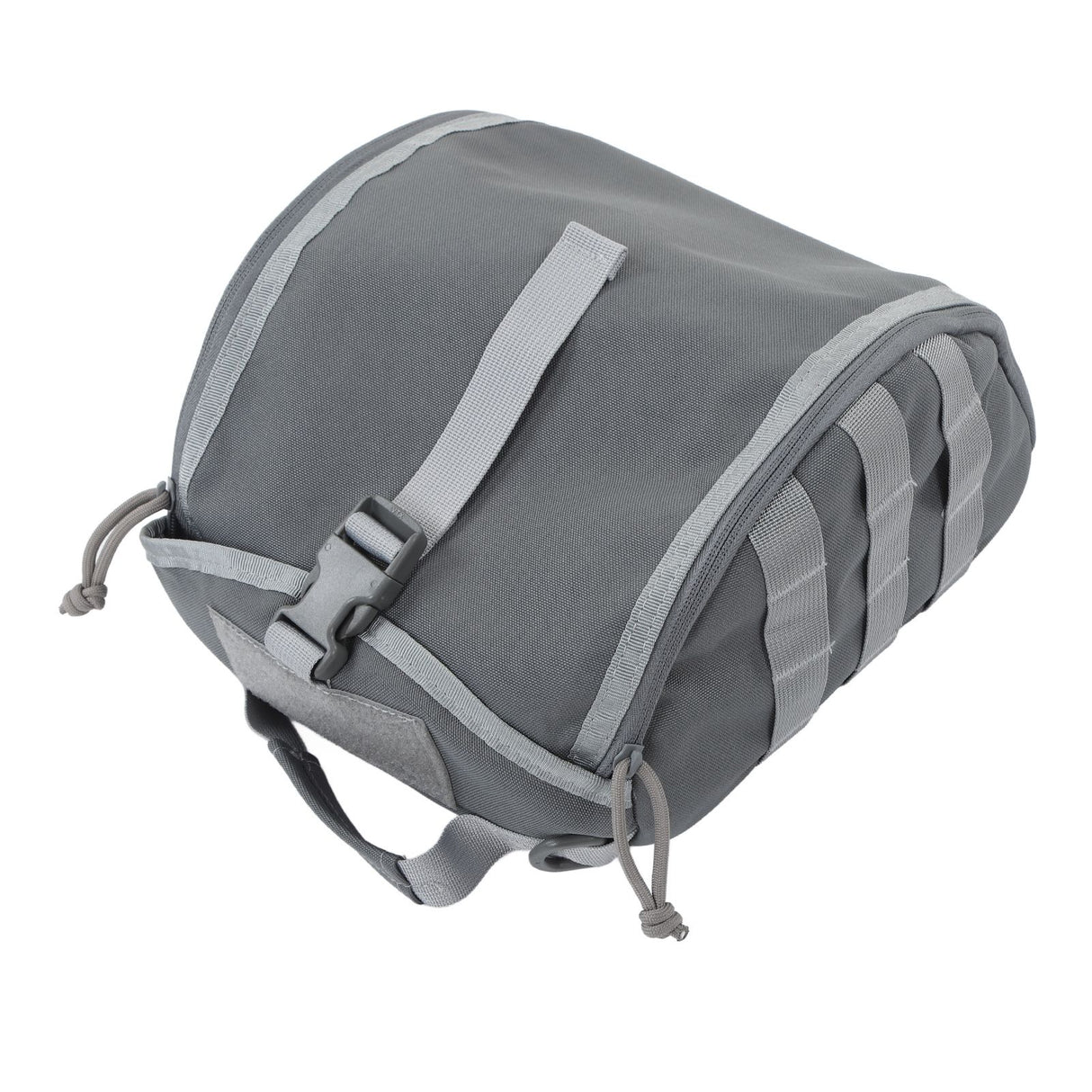 Camping Helmet Bag Canvas Scratch Prevention Adjustable Helmet Storage Bag For Hard Hats Helmet Grey