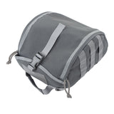Camping Helmet Bag Canvas Scratch Prevention Adjustable Helmet Storage Bag For Hard Hats Helmet Grey