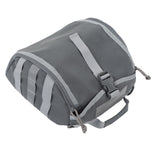 Camping Helmet Bag Canvas Scratch Prevention Adjustable Helmet Storage Bag For Hard Hats Helmet Grey