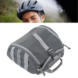 Camping Helmet Bag Canvas Scratch Prevention Adjustable Helmet Storage Bag For Hard Hats Helmet Grey