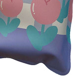 Water Filling Ice Pillow Multifunctional Summer Cartoon Cooling Cushion Mat Chair Pad for Children Blue Plaid Tulips