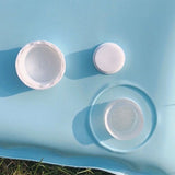 Water Filling Ice Pillow Multifunctional Summer Cartoon Cooling Cushion Mat Chair Pad for Children Blue Plaid Tulips