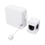 Retractable Clothesline Heavy Duty 304 Stainless Steel Adjustable Retracting Clothes Line Clothes Drying Rope 9026W White