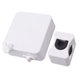 Retractable Clothesline Heavy Duty 304 Stainless Steel Adjustable Retracting Clothes Line Clothes Drying Rope 9026W White