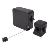 Retractable Clothesline Heavy Duty 304 Stainless Steel Adjustable Retracting Clothes Line Clothes Drying Rope 9026B Black - Close-Up Angle