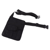 Restaurant Belt Bag Adjustable Portable Lightweight Canvas Waiter Waist Bag Belt Pouch - Front View