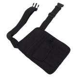 Restaurant Belt Bag Adjustable Portable Lightweight Canvas Waiter Waist Bag Belt Pouch - 45-Degree Angle