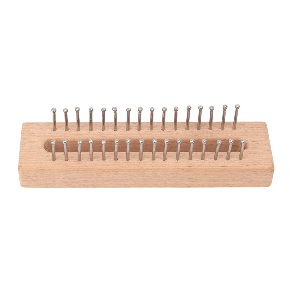 Knitting Loom Wooden Square Knitting Board DIY Craft Weaving Tool for Scarves Hats Toys