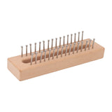 Knitting Loom Wooden Square Knitting Board DIY Craft Weaving Tool for Scarves Hats Toys