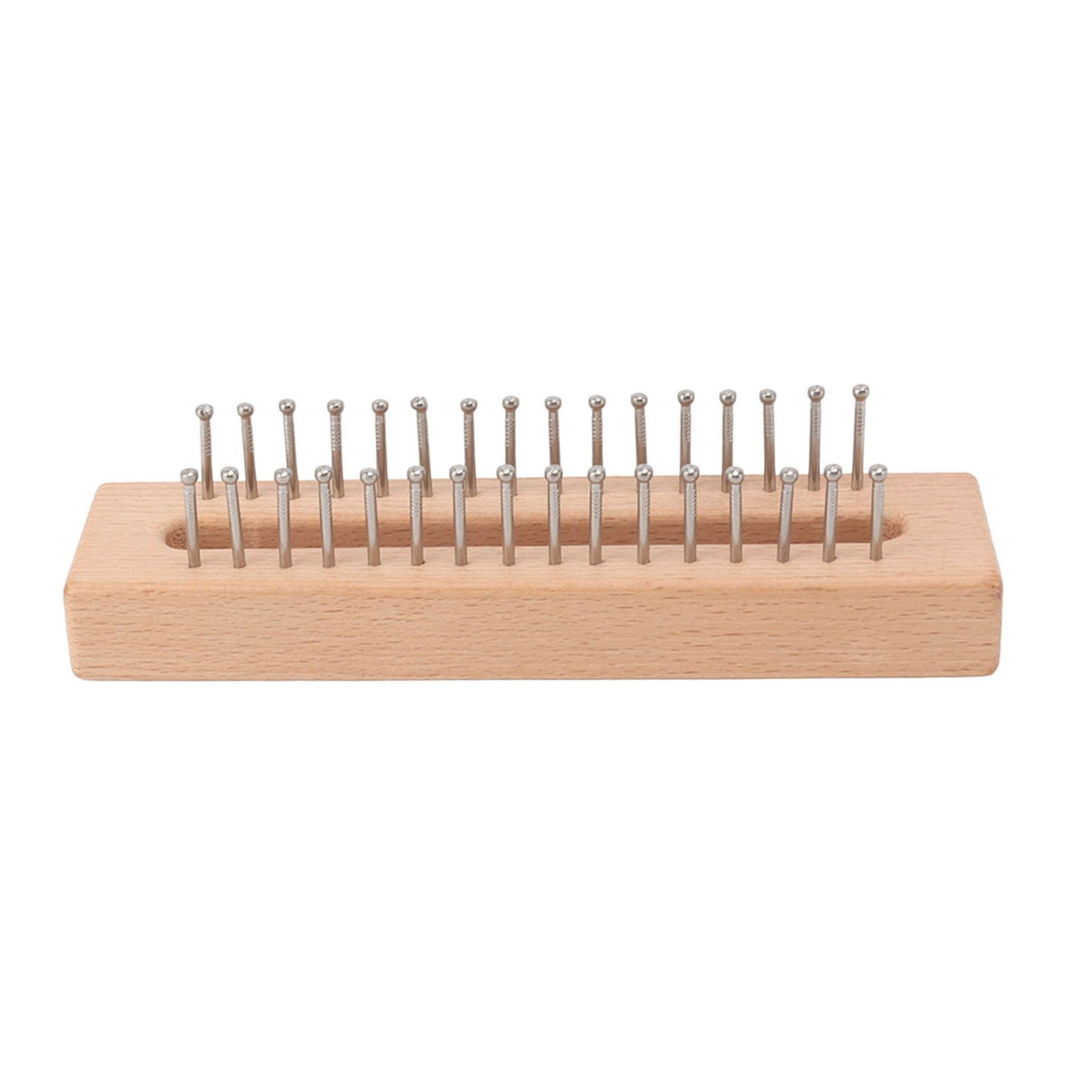 Knitting Loom Wooden Square Knitting Board DIY Craft Weaving Tool for Scarves Hats Toys