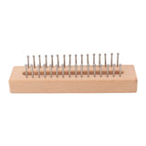 Knitting Loom Wooden Square Knitting Board DIY Craft Weaving Tool for Scarves Hats Toys