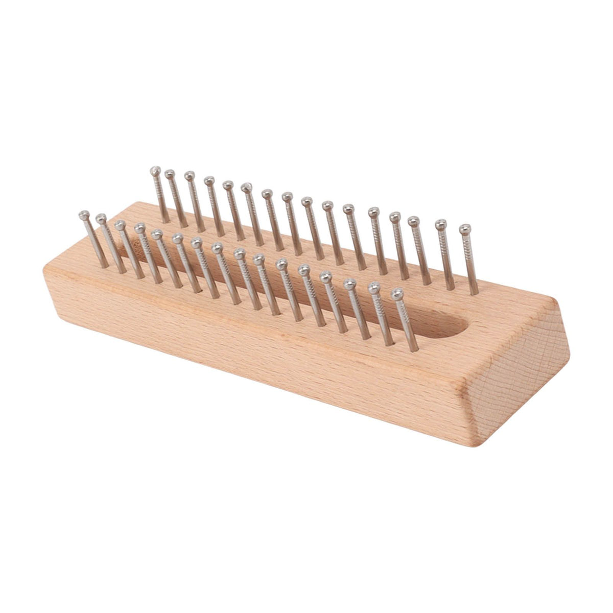 Knitting Loom Wooden Square Knitting Board DIY Craft Weaving Tool for Scarves Hats Toys