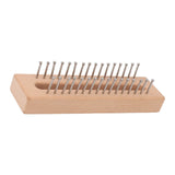 Knitting Loom Wooden Square Knitting Board DIY Craft Weaving Tool for Scarves Hats Toys - Low Angle