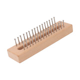 Knitting Loom Wooden Square Knitting Board DIY Craft Weaving Tool for Scarves Hats Toys