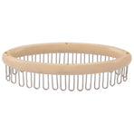 Knitting Loom Wooden Round Pocket Knitting Board DIY Weaving Craft Tool with Loom Pock Tool and Needle for Scarves Socks