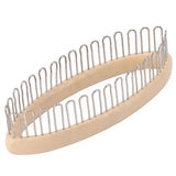 Knitting Loom Wooden Round Pocket Knitting Board DIY Weaving Craft Tool with Loom Pock Tool and Needle for Scarves Socks - 45-Degree Angle