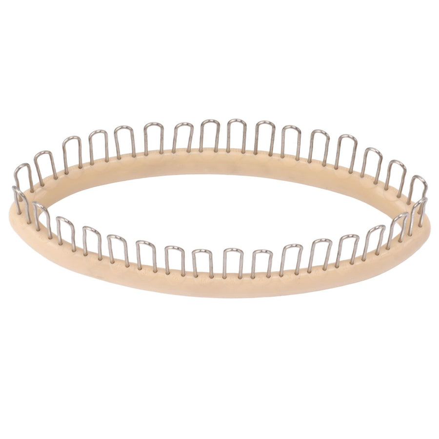 Knitting Loom Wooden Round Pocket Knitting Board DIY Weaving Craft Tool with Loom Pock Tool and Needle for Scarves Socks