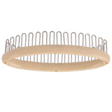 Knitting Loom Wooden Round Pocket Knitting Board DIY Weaving Craft Tool with Loom Pock Tool and Needle for Scarves Socks - Extra Image