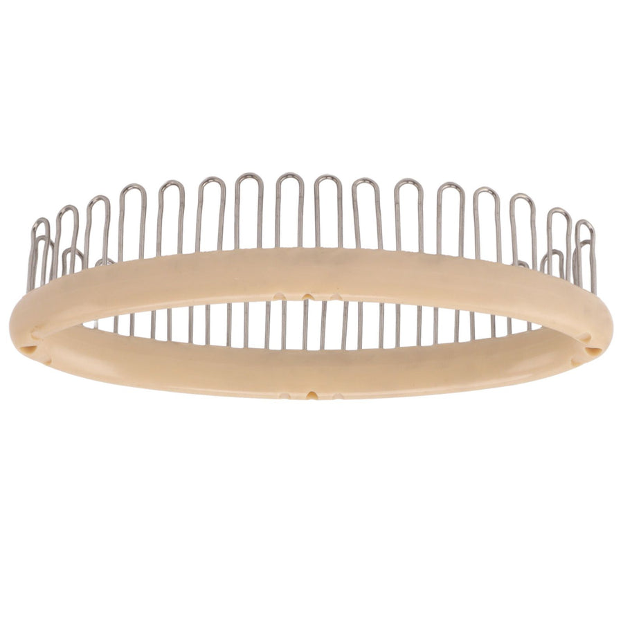 Knitting Loom Wooden Round Pocket Knitting Board DIY Weaving Craft Tool with Loom Pock Tool and Needle for Scarves Socks