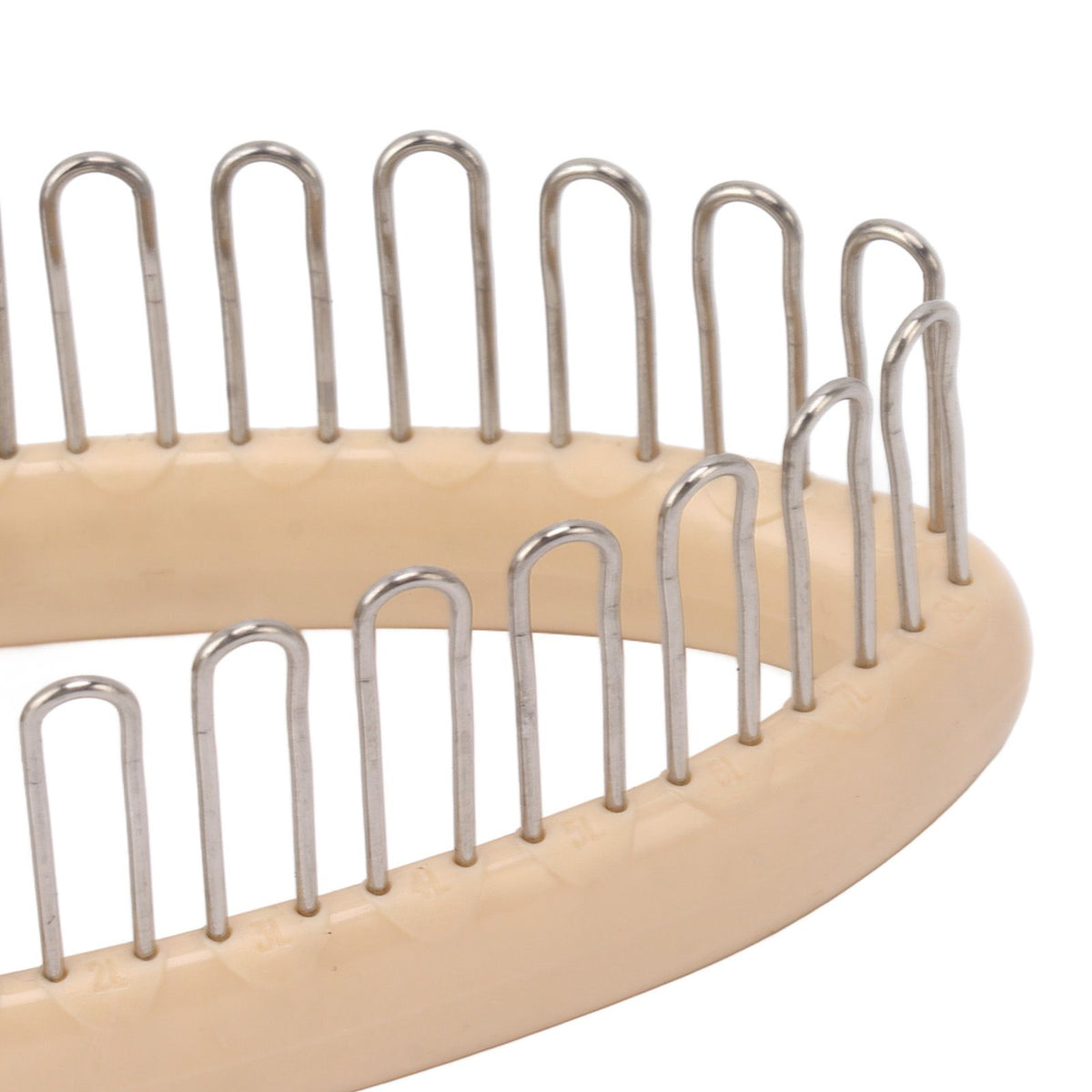 Knitting Loom Wooden Round Pocket Knitting Board DIY Weaving Craft Tool with Loom Pock Tool and Needle for Scarves Socks