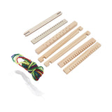 Kids Weaving Loom Easy Operation Hand Eye Coordination Durable Wood Weaving Loom Kit for Beginner Adult Craft DIY - Extra Image