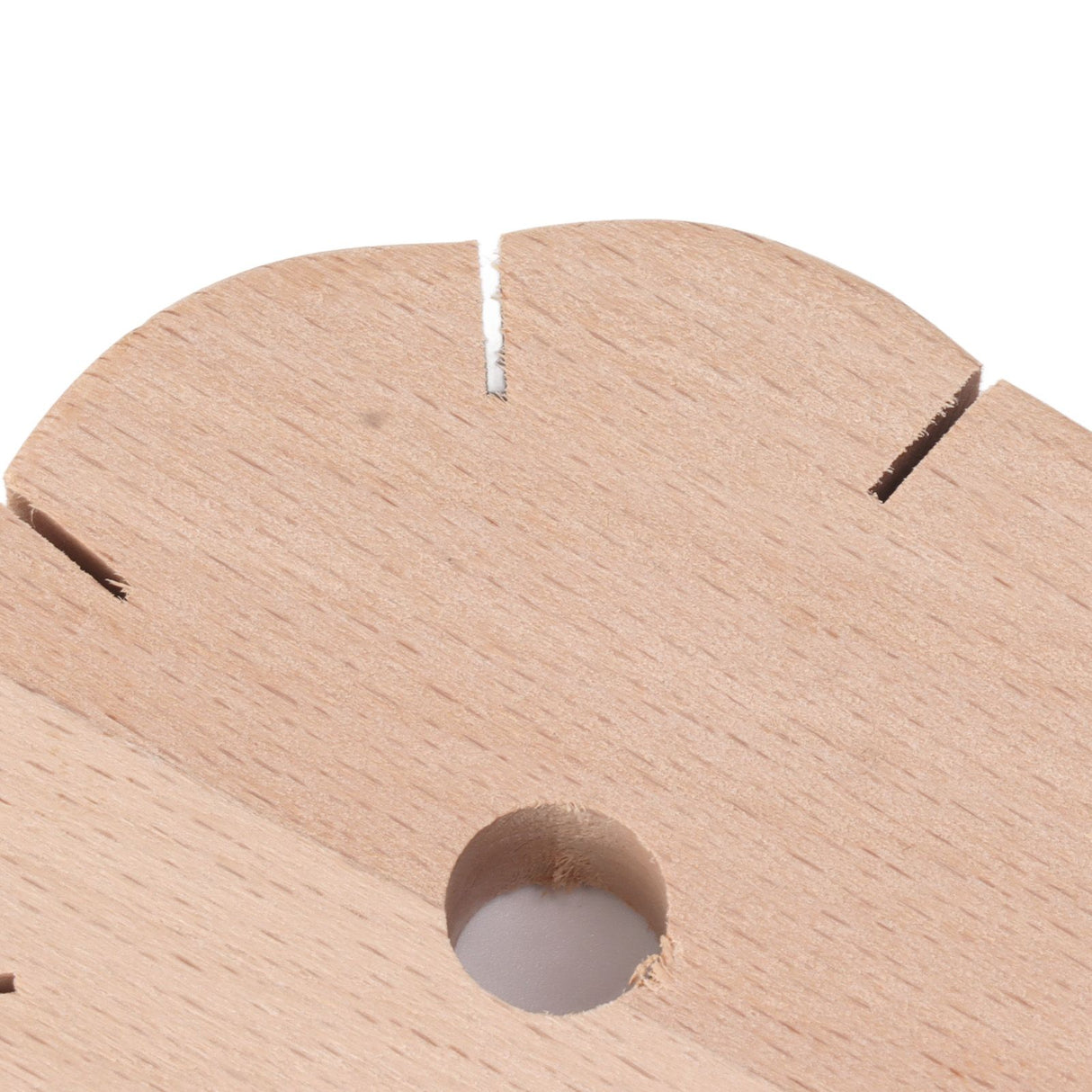2Pcs Beading Cord Disc Wooden Round DIY Bracelet Braiding Plate Weaving Board Tools